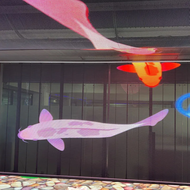 Led Video Wall Led Mesh Transparent Grille Led Display Screen For Advertising screen walls