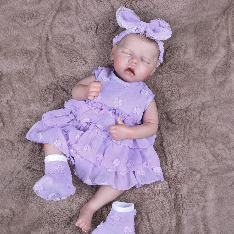 17inch Reborn Girl Body Doll Like Real Collectible Lifelike Realistic Art Reborn Dolls bebe reborn de silicona