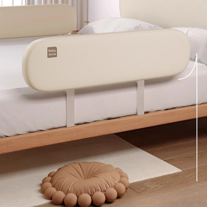 ‌Baby Crib Safety Rail‌,Soft Bumper Guard for Toddler Bed, Detachable Mesh Panel with Easy Clean Cover, Anti-Fall Protection