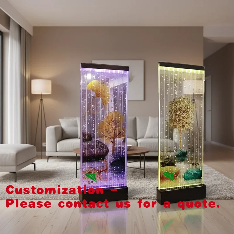 custom.Customized Pattern Backdrop Room Divider Led Acrylic Dancing Fountain Bubble Wall