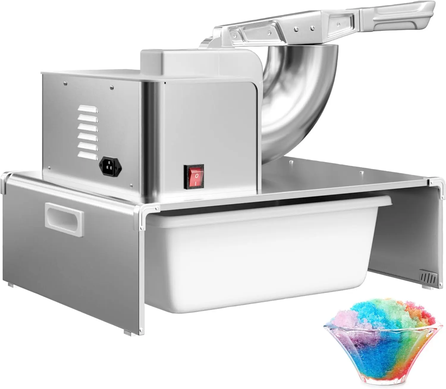 Commercial Shaved Ice Machine Electric Snow Cone Machine Suitable for Party Activities Family Gatherings Events