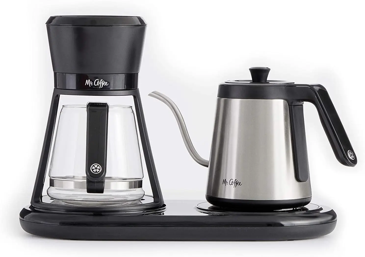 

All-in-One Pour Over Coffee Maker with Scale & Kettle, 6-Cup Capacity, Black