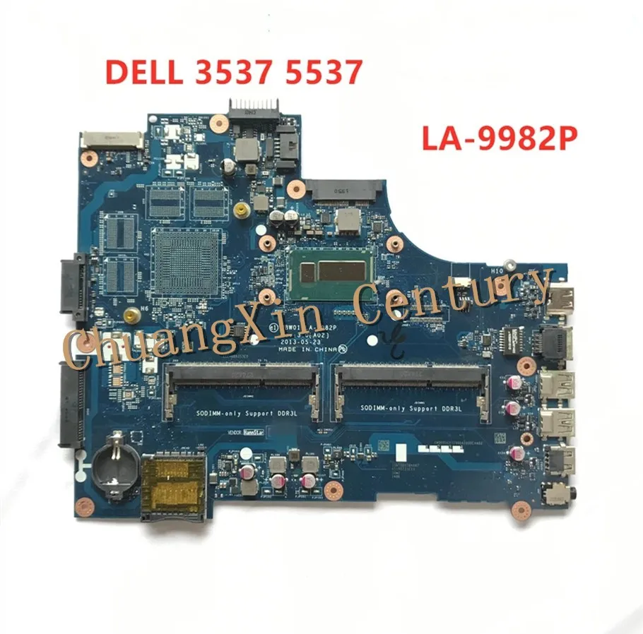 

CN-0D28MX D28MX For DELL INSPIRON 3537 5537 laptop motherboard VBW01 LA-9982P REV:3.0 with 2955U mainboard 100% fully tested