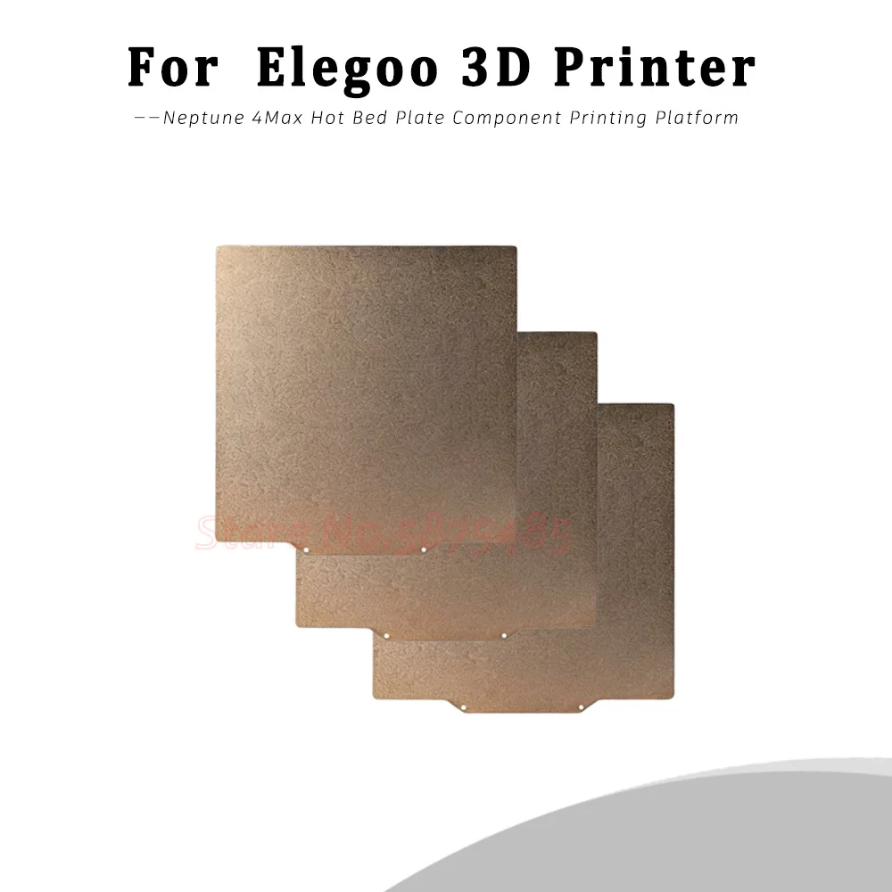 3D Printer Parts for Elegoo Neptune 4 Max Hot Bed Plate Component Printing Platform Easy Demolding
