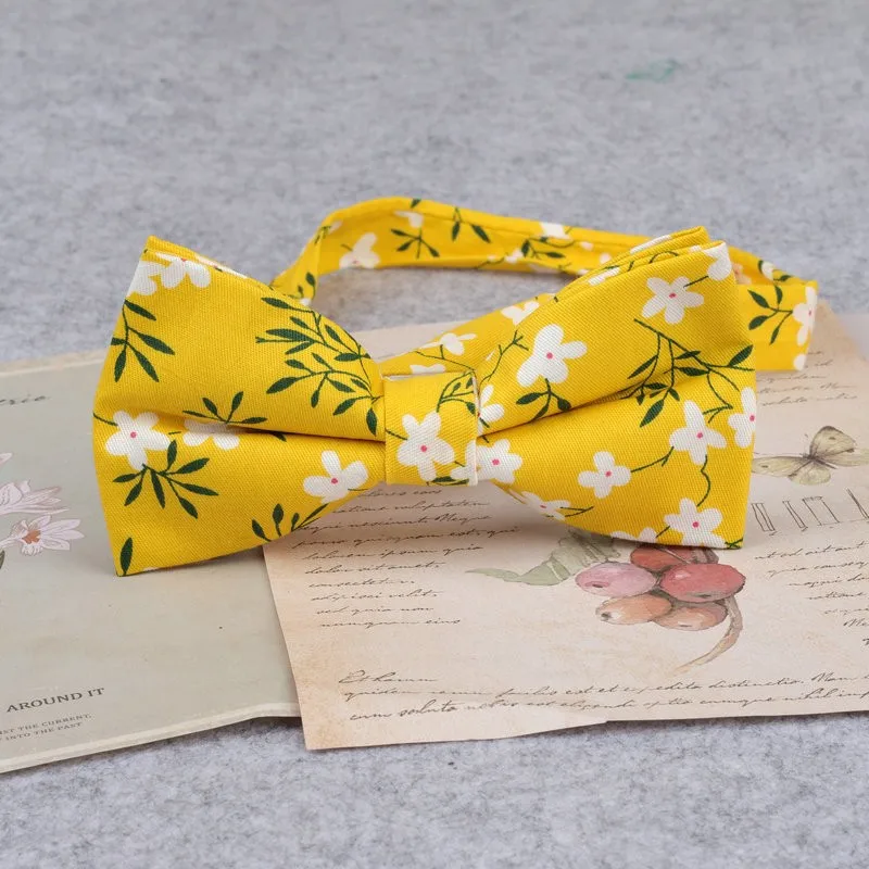Marke Neue Männer Mode Retro Blume Drucken Bogen Krawatten Für Mann Casual Schule Jungen Katzen Muster Neck Tragen Bowtie Zubehör schmetterling – Detail 25