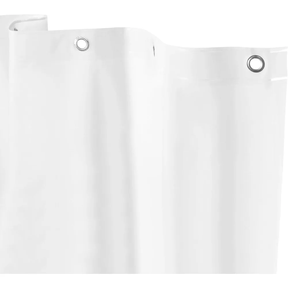 

5 Gauge Extra Long Waterproof Shower Curtain Liner with Rust-Resistant Metal Grommets and Weig