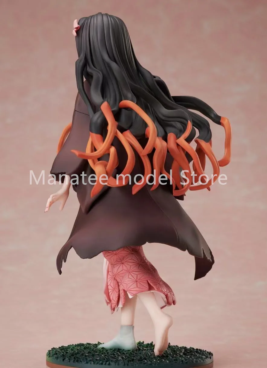 100% Original Nezuko Kamado PVC Action Figure อะนิเมะรุ่นของเล่นตุ๊กตาของขวัญ