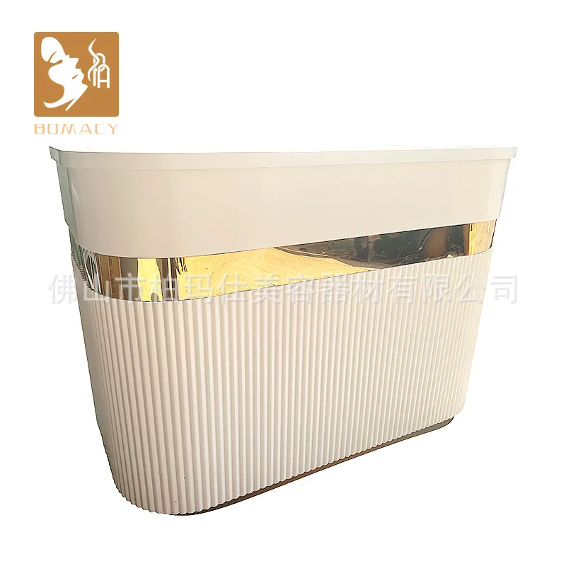 

LH small clothing store checkout page simple counter table beauty salon light luxury front desk