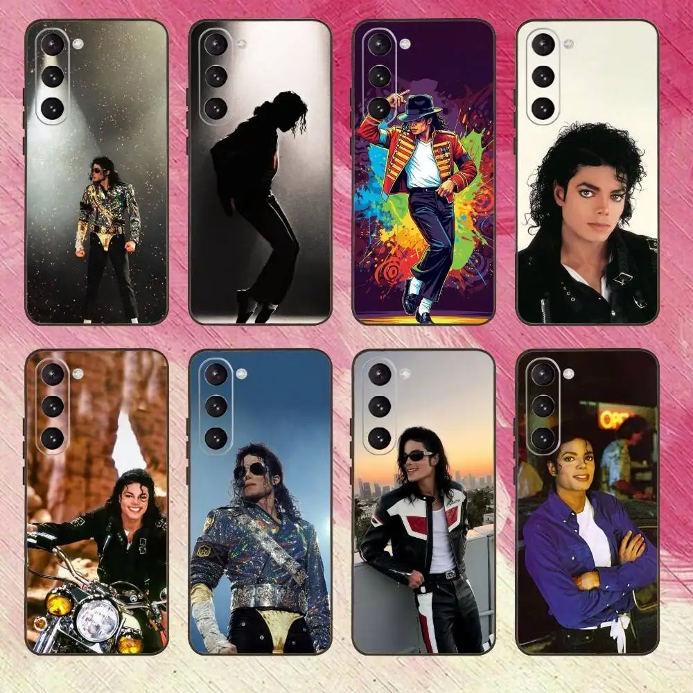M-Michael J-Jacksons Phone Case For Samsung Galaxy A73,A72,A71,A70,A53,A52,A51,Others Soft Black Cover