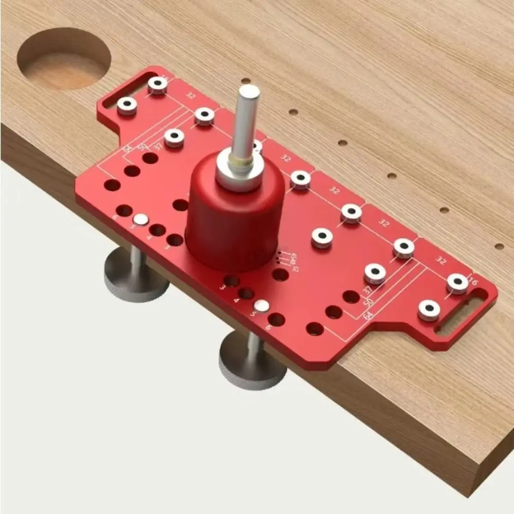 조정 가능한 드릴링 깊이 드릴링 가이드 템플릿 정렬 각도 정확한 2-in-1 도어 핸들 드릴링 가이드 빠른 드릴링