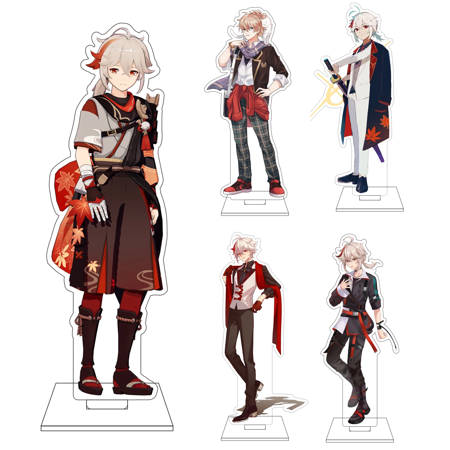 Figura Acrílica de 16 cm de Anime Genshin Impact, Base para Figura de Kaedehara Kazuha, Adornos y Regalos