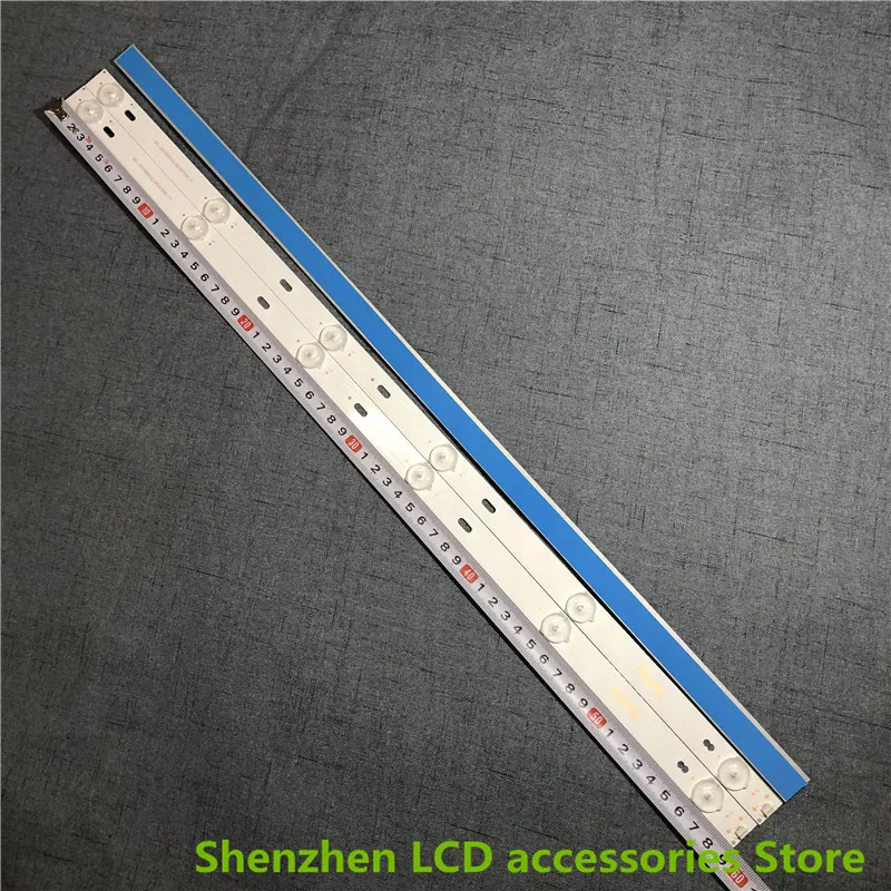 สําหรับ MG-32D2806V2C3B59018M-YY BG32A100 590 มม.6V 6LED 32 นิ้วใช้อลูมิเนียม 100% ใหม่ LCD TV Backlight บาร์
