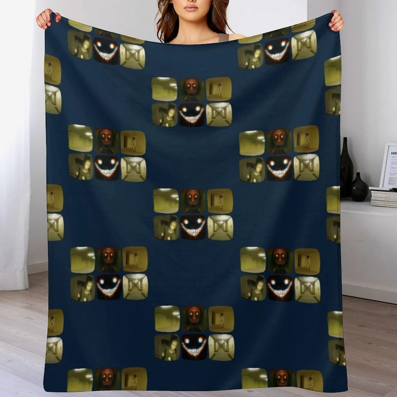 

THE BACKROOMS Throw Blanket Flannels Blankets For Baby Blankets