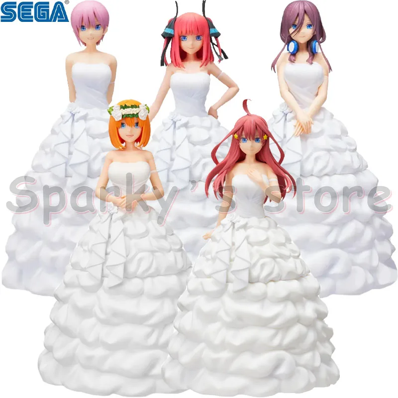 SEGA Original Super Premium SPM The Quintessential Quintuplets Anime Figure Nakano Ichika Action Figure Toys for Kids Gifts