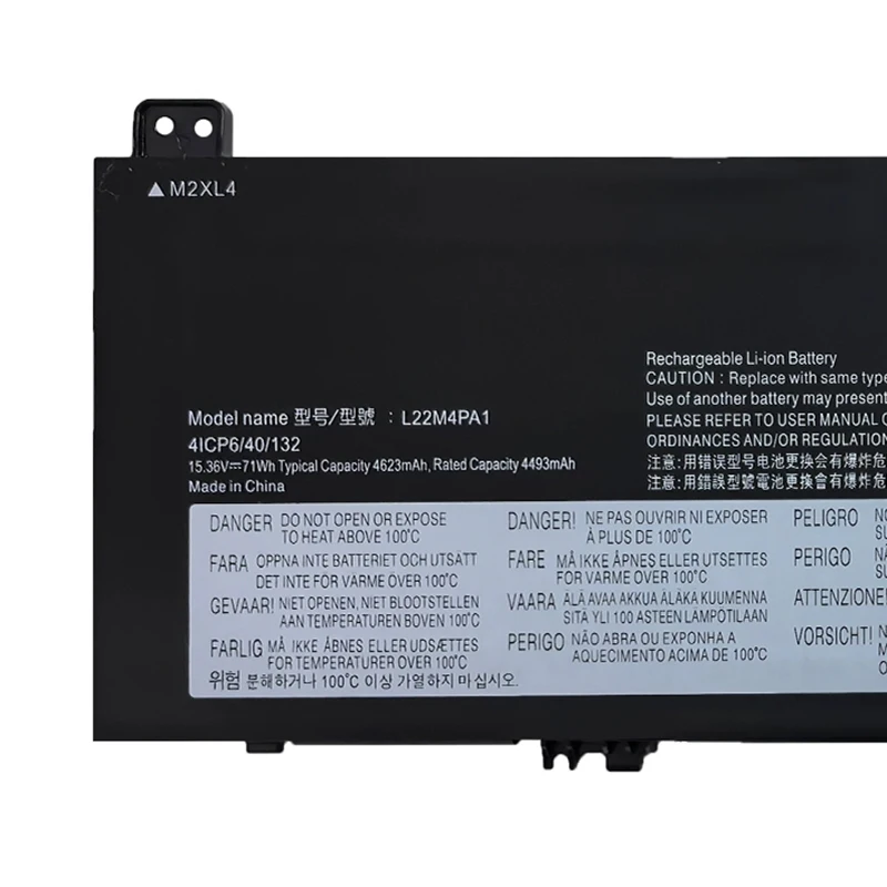 CP Laptop Battery L22C4PA1 L22D4PA1 L22M4PA1 15.36V/71Wh/4623mAh For Yoga 7 14ARP8 16ARP8 2-in-1 14AHP9  14IML9 16AHP9 16IML9