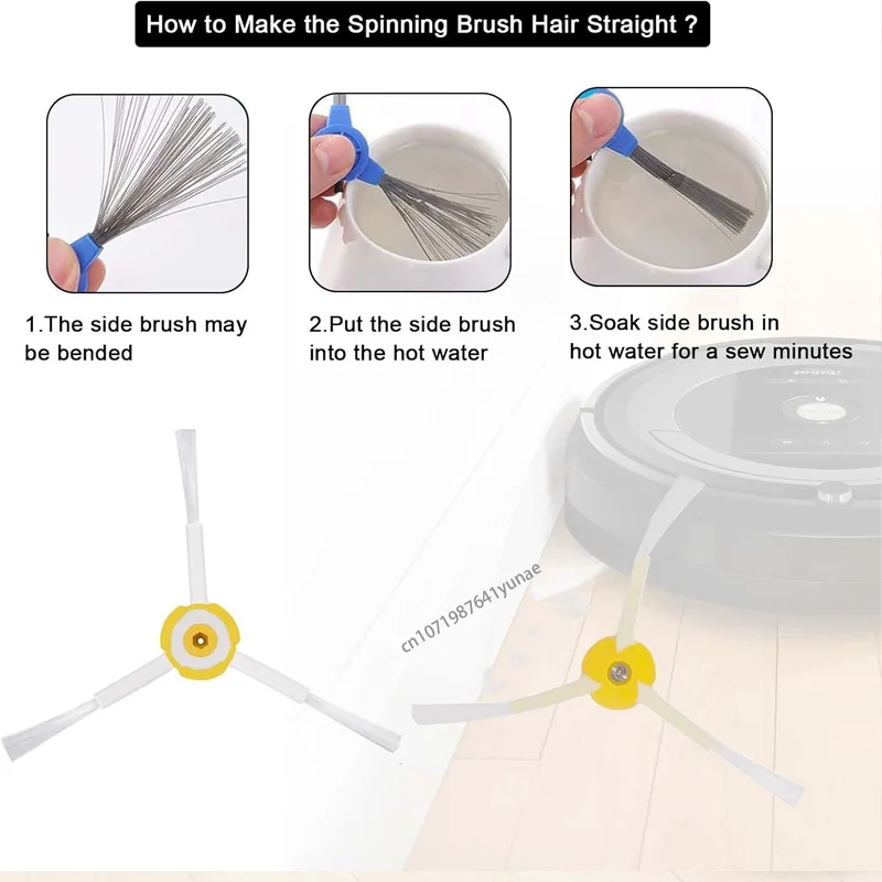 Side Brush For iRobot Roomba 500 600 700 800 900 Series Robotic Vacuum Cleaner Accessories 550 560 650 850 860 865 870 880 981