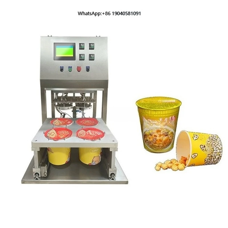 Instant Noodle Cup Sealing Machine Table Top Cup Sealing Machine Cup Sealing Machine Fully Automatic