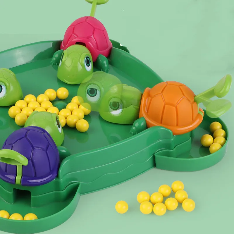 Hungry Turtle Board Games Turtle Snatching Bean Ball Table Game Kids Educational Toys Family Party Games Children Birthday Gifts