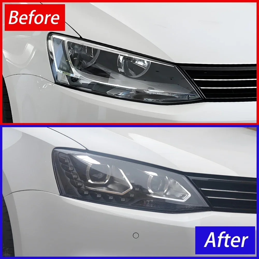 For Volkswagen Jetta and Sagitar 2012-2018 New Model Upgraded High-End Front Headlights with LED Projection Lens Hot Selling