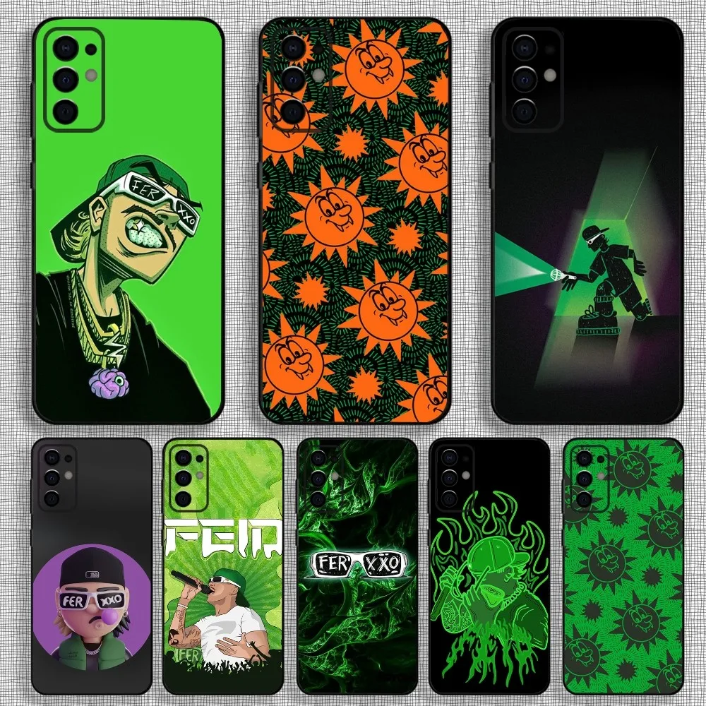

Singer F-Feid Ferxxo SIXDO Phone Case For Samsung S24,S21,S22,S23,S30,Ultra,S20,Plus,Fe,Lite,Note,10,9,5G Black Soft Cover