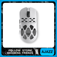 AJAZZ AM3pro Gaming Mouse 8K Magnesium Alloy Skeleton PAW3950APEX Wireless 3-Mode BT/2.4G/Wired Lightweight 49g Nordic 350mAh