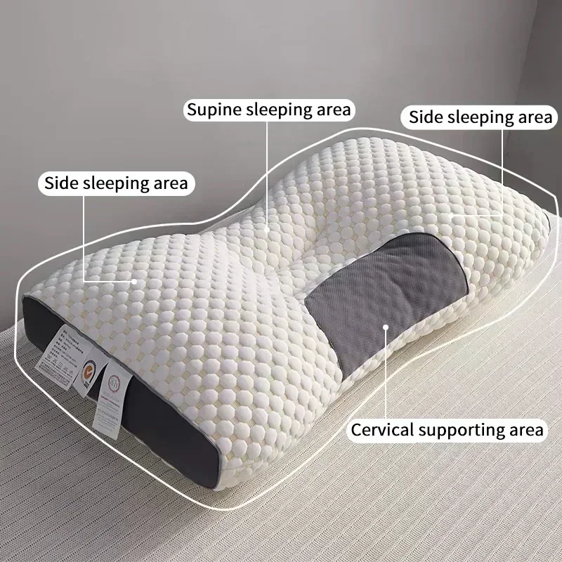 The Concave Convex Design of The Human Body Helps Massage The Neck, and The Fiber Massage Pillow Helps with Sleep