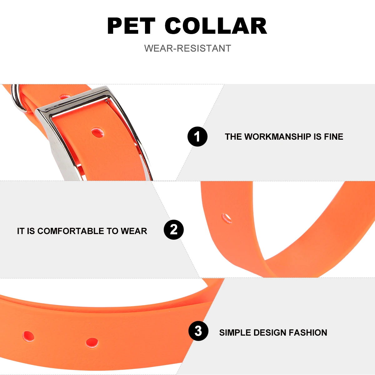 

Pet Adjustable Pvc Dog Collar For Small Medium Cow Collars Dogs Durable Cow Style Puppy Collar