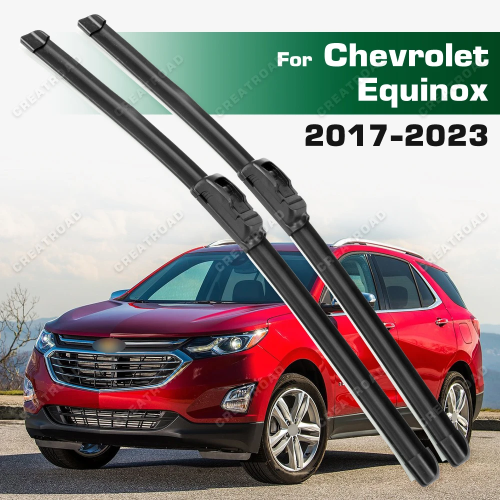 For Chevrolet Equinox MK3 2017-2023 2018 2019 2020 2021 2022 Wiper Front Wiper Blades Windshield Windscreen Window Brush 24"+18"