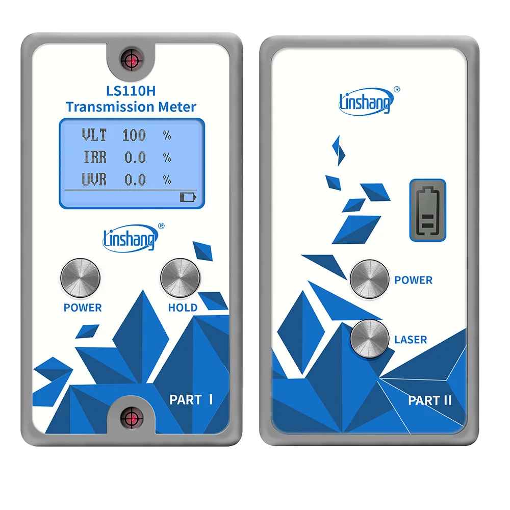 LS110H 1400нм ИК-тестер для измерения светопропускания тонировочного стекла, тестер солнцезащитной пленки, измеритель тонировки окон для автомобиля