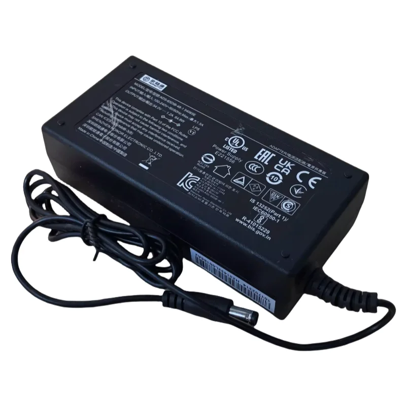 Genuine Honoto ADS-65DIB-48-1 54065E 54V 1.2A 64.8W 65W AC Adapter Charger For Hikvision POE Power Supply