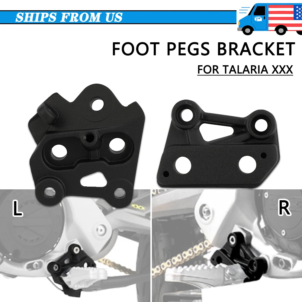 

Foot Pegs Bracket For XXX TALARIA Right Left Adjustable Motorcycles Accessories For X3 TL2500 Electric Vechile E-Bike Aluminum
