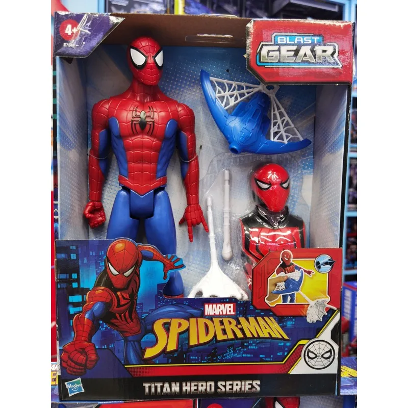 Transform Eject Sounding Spider-Man Iron Man Captain America Hulk Movable Action Figurine Desk Anime Model Toys Figures Gift