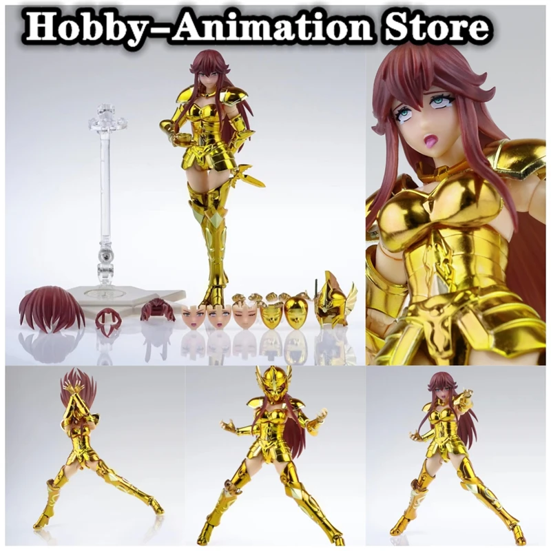 [ In-Stock ] Great Toys Saint Seiya Myth Cloth EX Holy Contract Female Gemini Cheryl Action Figure Knights of Zodiac GT