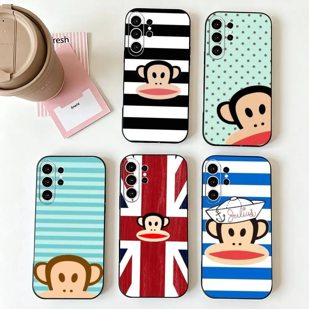 CUTE pauls-frank-s Fashion  Phone Case For Samsung S26,S25,S24,S23,S22,S21,S30,Ultra,Plus,Fe,Soft Silicone Black Cover