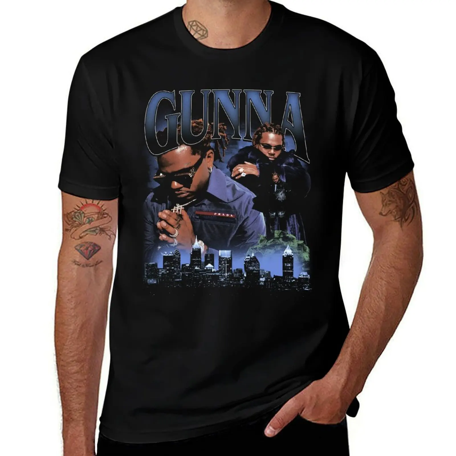 

Gunna Wunna 90s bootleg tee T-Shirt croswit shirt man tees essential t shirt shirts graphic tee men