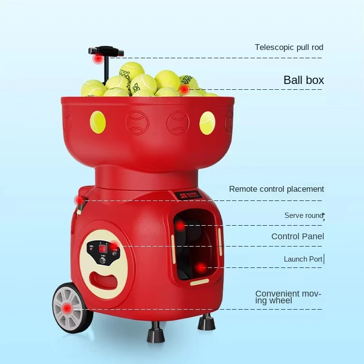 

Portable Automatic Tennis Match Server Trainer Tennis machine Ball Self-Trainer