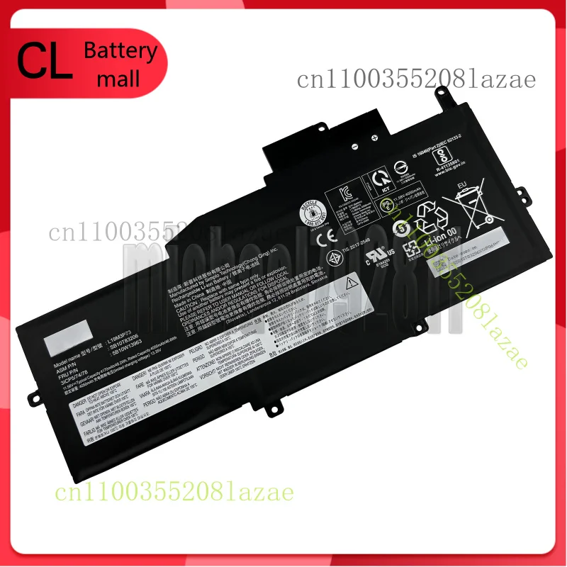 Genuine L19M3P73 Battery L19C3P71 L19M3P72 for Lenovo ThinkPad X1 Nano Gen 1st