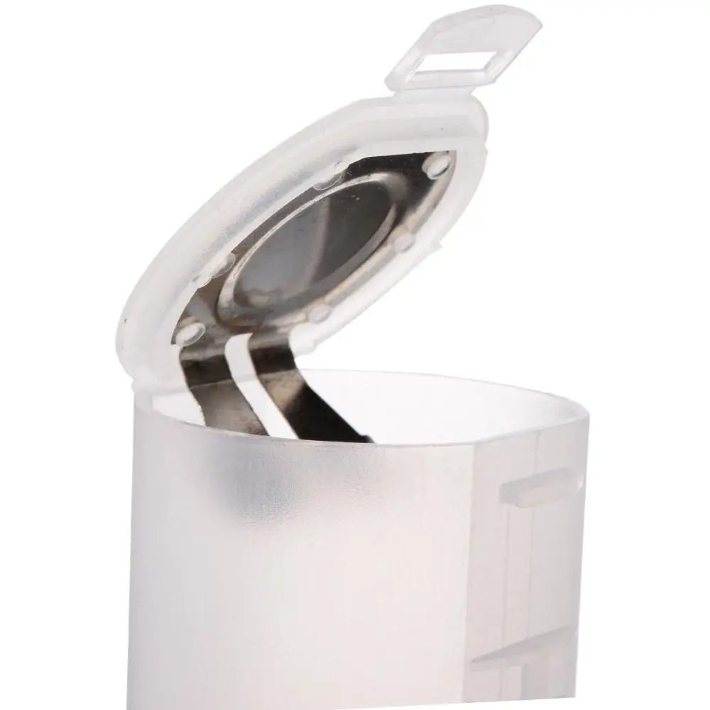 

Plastic Battery Converter AA Battery To D Battery Frosted Clear Battery Conversion Cylinder Transfer From 5th To 1st
