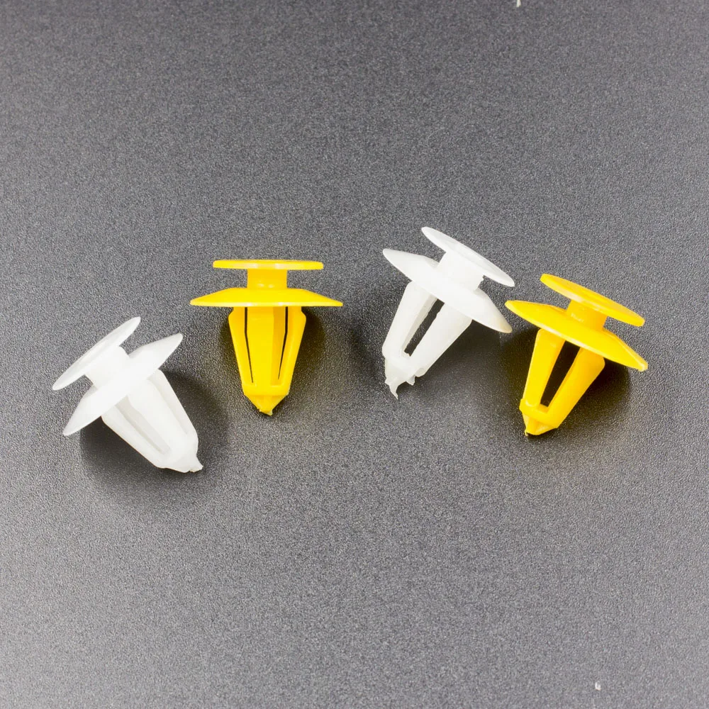 30Pcs Car Fastener Clips Retainer White Yellow For Mercedes R129 W202 W203 W211 011988988 78