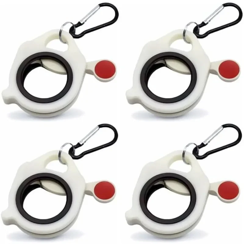 Square Cable Tie Organizer Fluorescent Cable Tie Organizer Portable Reusable Storage Cable Tie Holder Cable Tie Storage Tool