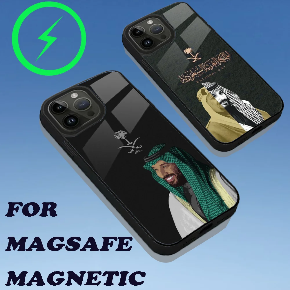 

Kingdom Of Saudi Arabia Flag Phone Case For iPhone 15,14,13,12,11,Plus,Pro,Max Mini Magsafe Magnetic Wireless Charging