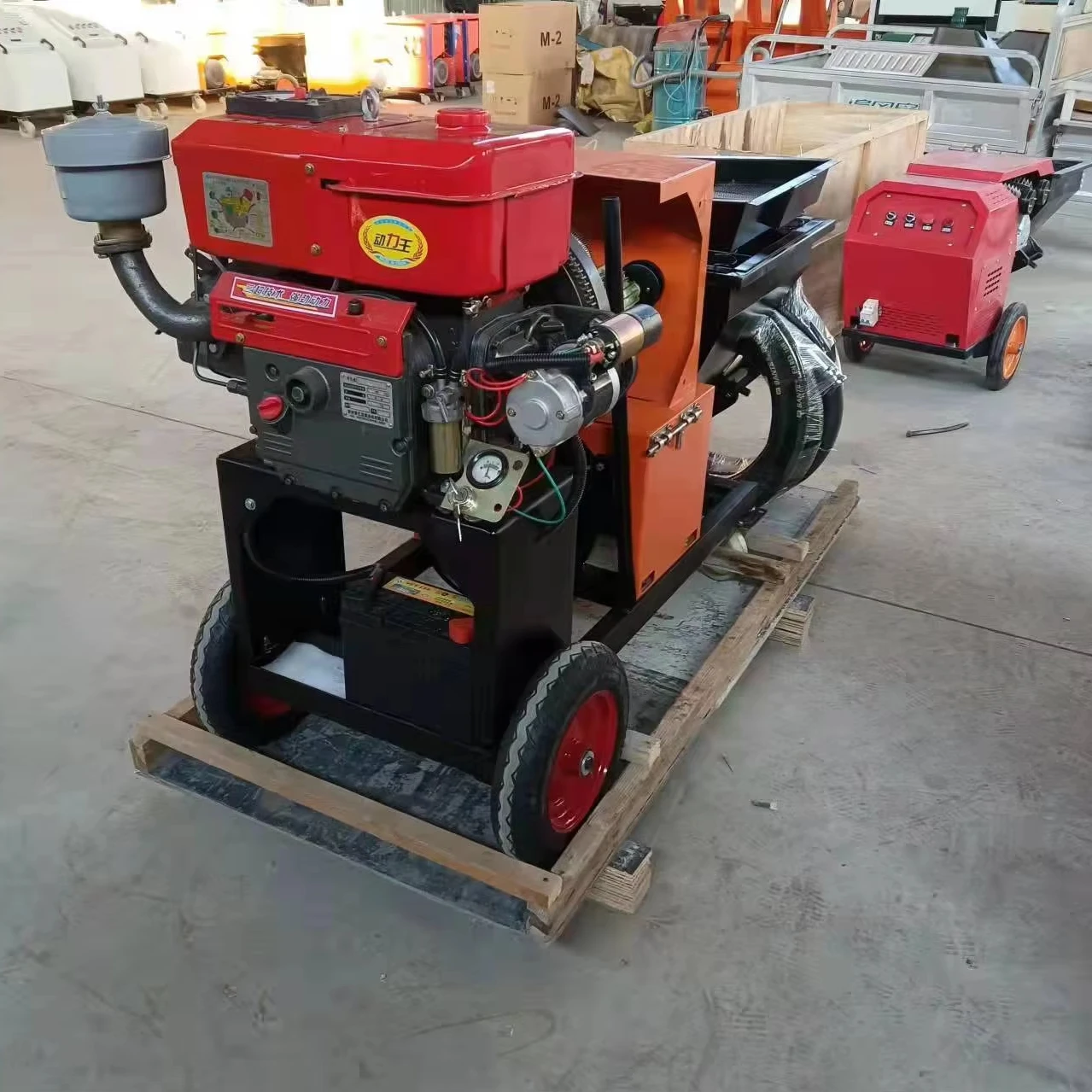 

Factory Hot Selling Steel Structure Mortar Spraying Machine Fire Retardant Paint CE Certified for Construction New Motor