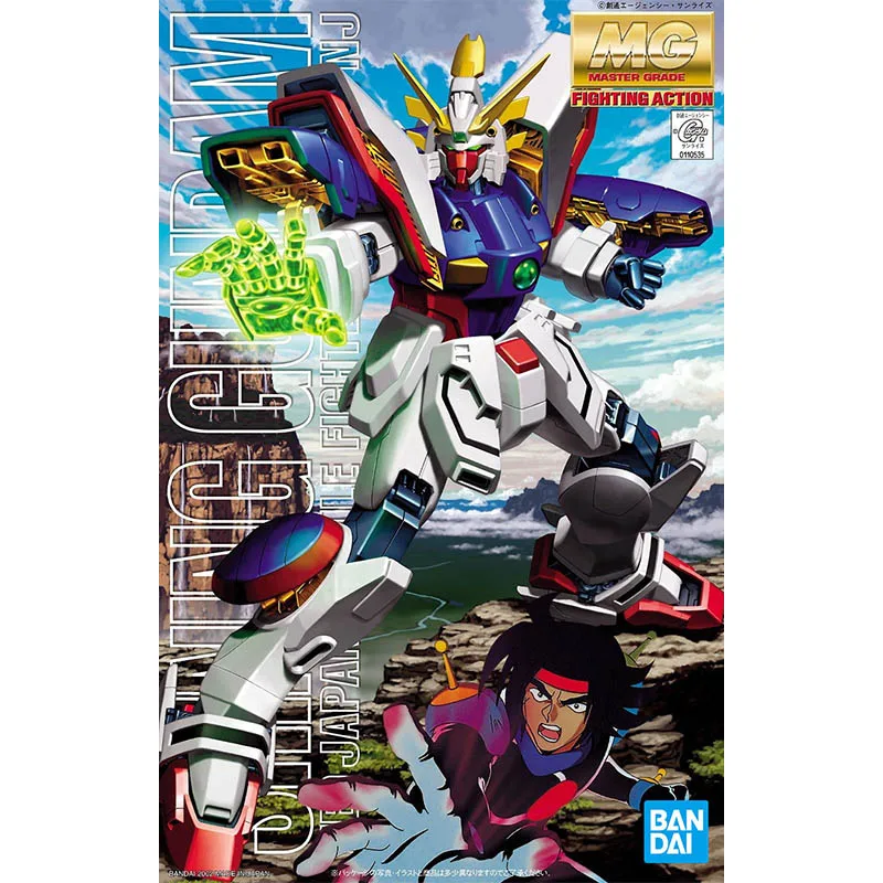 Bandai Gundam Model Kit MG 1/100 Shining Anime Figure Gunpla Building Kit Gundam Collectibles Action Figures Toys For Men Gift