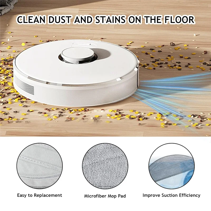 A55X-Accessories For Roborock Saros 10 Robot Vacuum Cleaner Roller Main Brush HEPA Filter Mop Bags