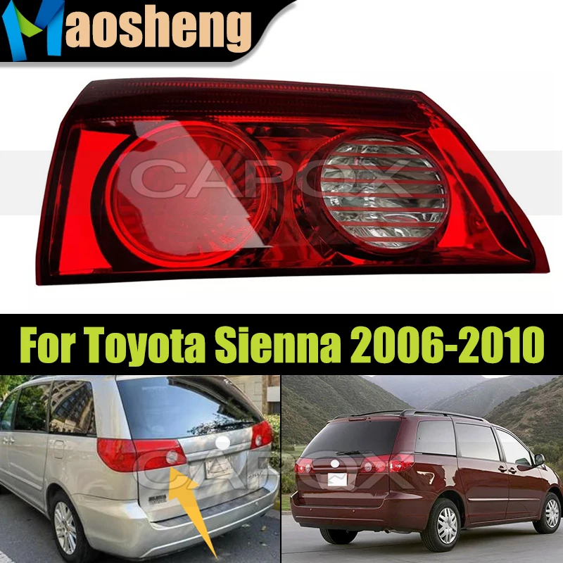 

Car Rear Bumper Inner Taillight Taillamp For Toyota Sienna 2006 2007 2008 2009 2010 Brake Light Taillamps Tail Light