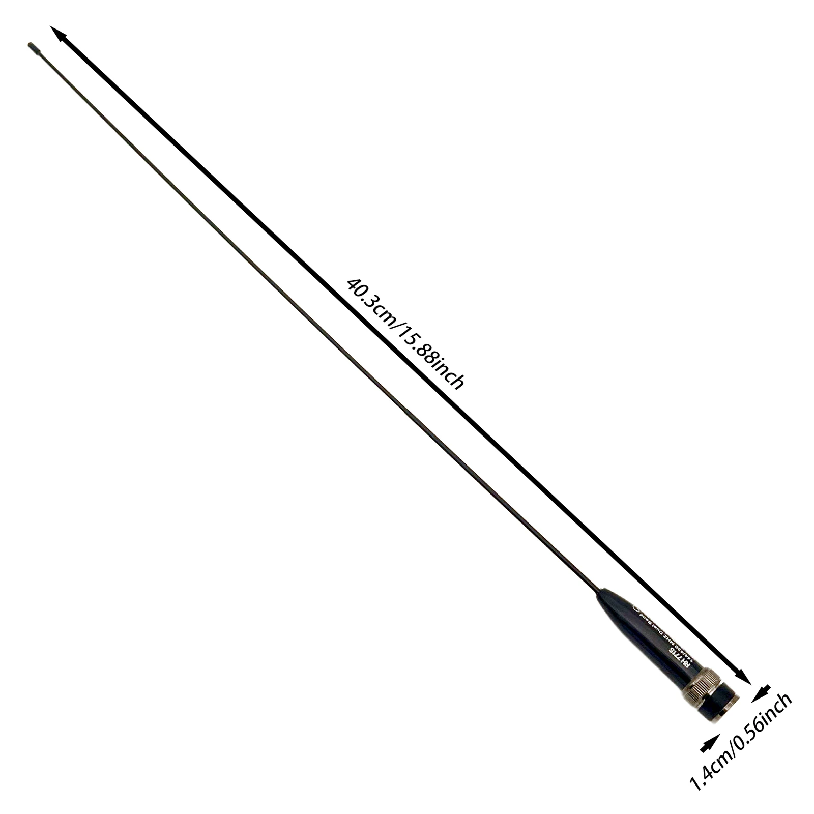 Dual Band Female Antenna Walkie Talkie Accessory High Gain Radio Antenna Compatible for Kenwood TK100 IC-V8 & IC-V80 Radios view 6