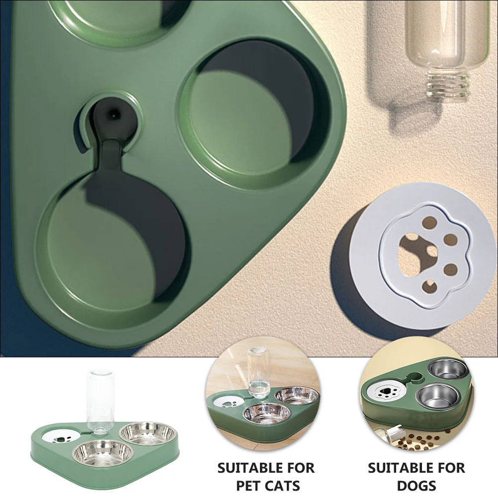 

Automatic Pet Water Dispenser 500ml Unplugged Sink Divider Prevent Mouth Wet Clean Water Feeder for Cat Dog Pet Feeding Bottle