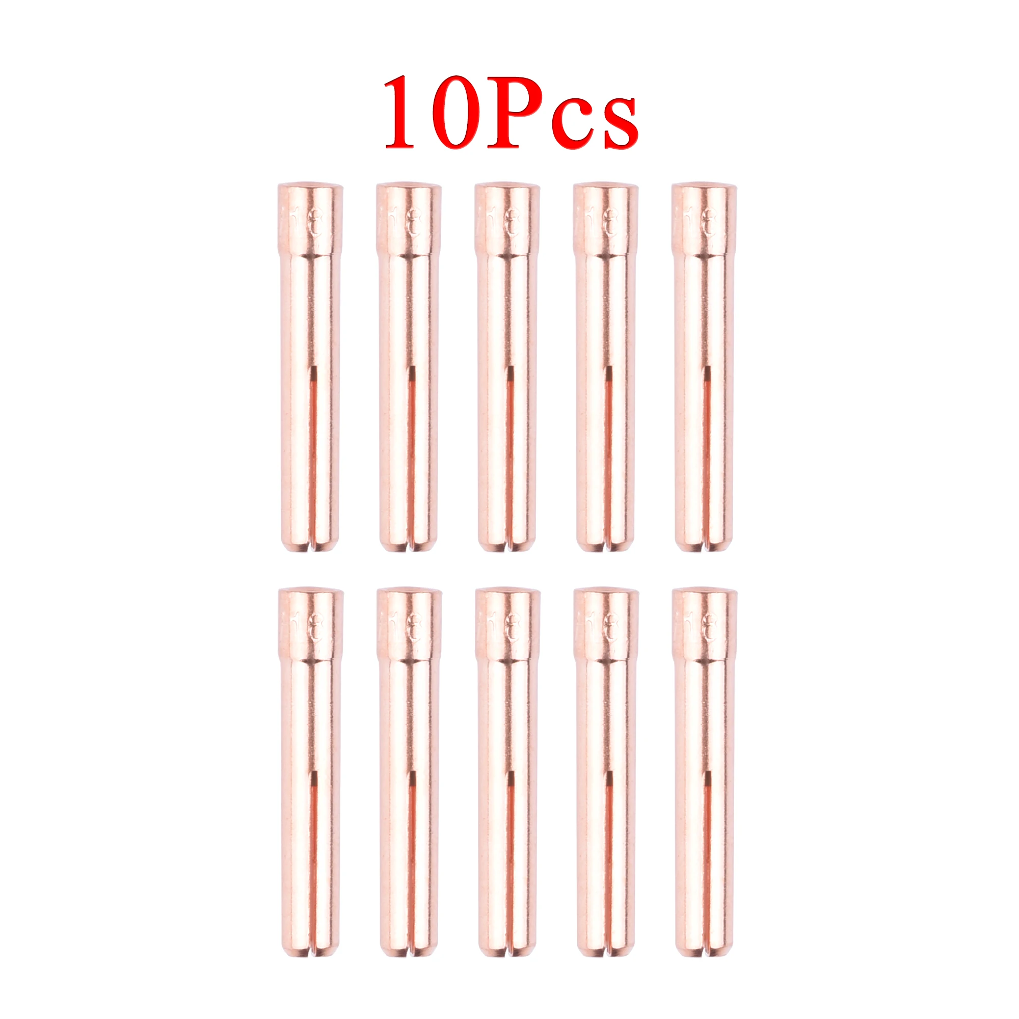 5/10 uds/1,0/1,6/2,4/3,2mm TIG Collet 13N21 13N22 13N23 13N24 13N21L 13N22L 13N23L 13N24L para TIG WP9 20 25 antorcha de soldadura