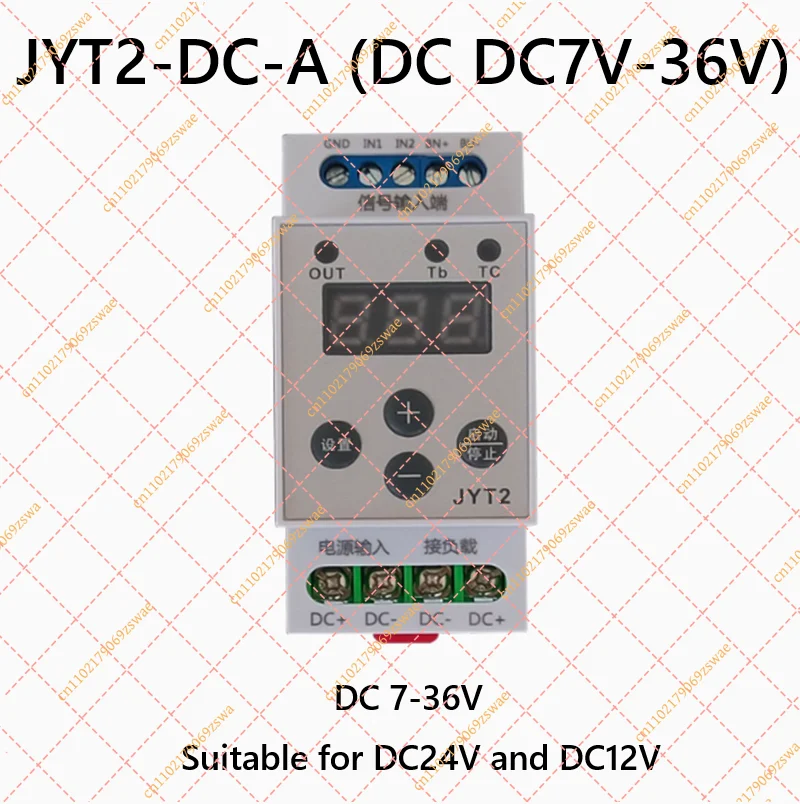 Multi functional rail type delay time relay module JYT2-AC/DC trigger counting microfilter controller