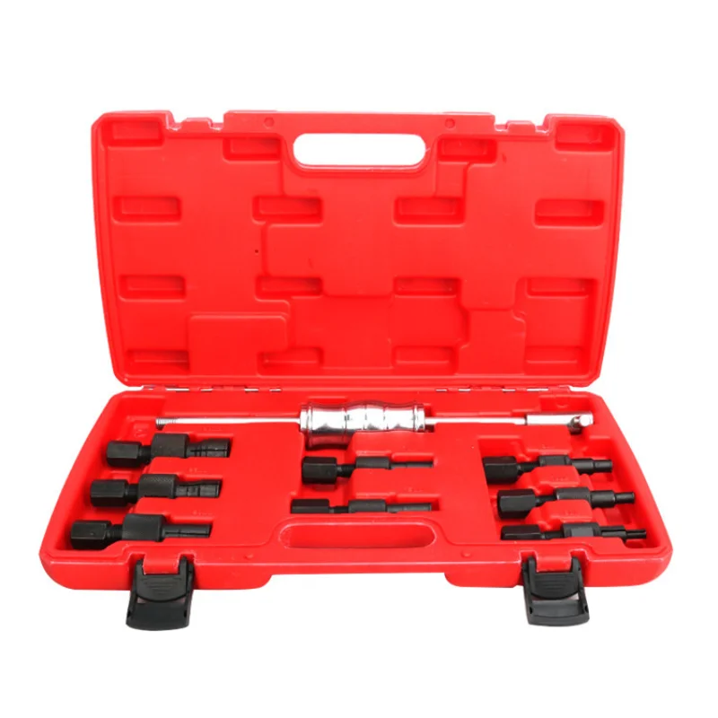 

9pcs Blind Hole Kit Slide Hammer Pilot Internal Bearing Puller Bearing Extractor Removal Tool Kit 8-32MM Car Disassembly Tool